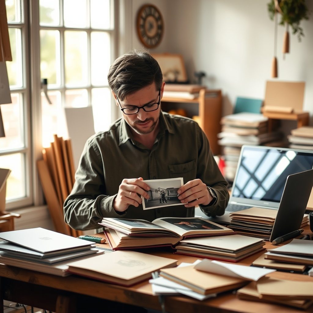 Family album preservation workshop